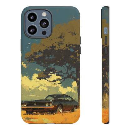 Retro Road Trip Vintage Car iPhone Case