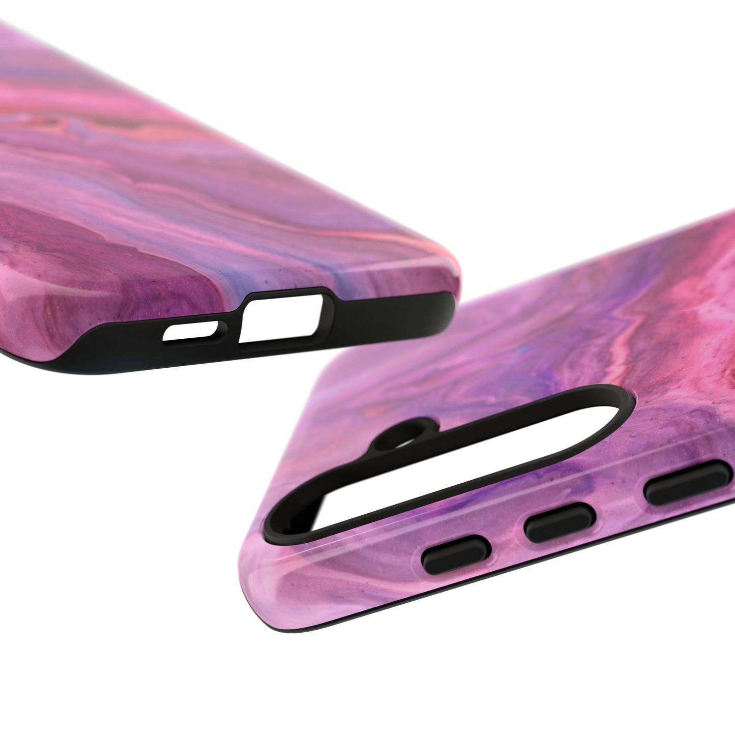 Lavender Dreamscape – Samsung Galaxy Case with Purple & Pink Marble Art