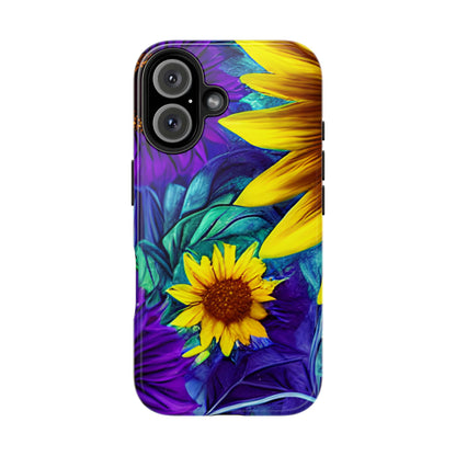 Purple & Gold Sunflower Dream - iPhone Series Case