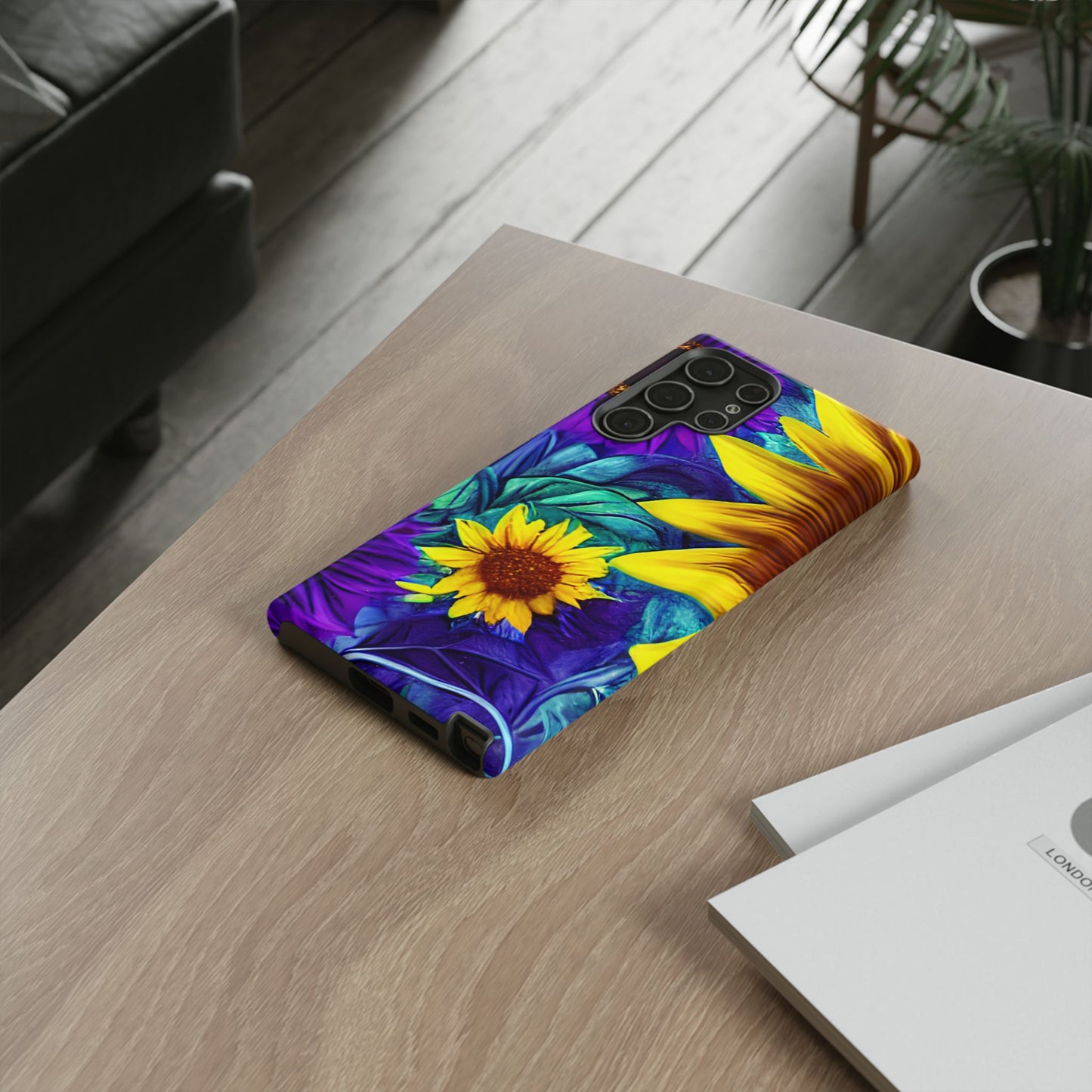 Purple & Gold Sunflower Dream - Samsung Galaxy Series Case