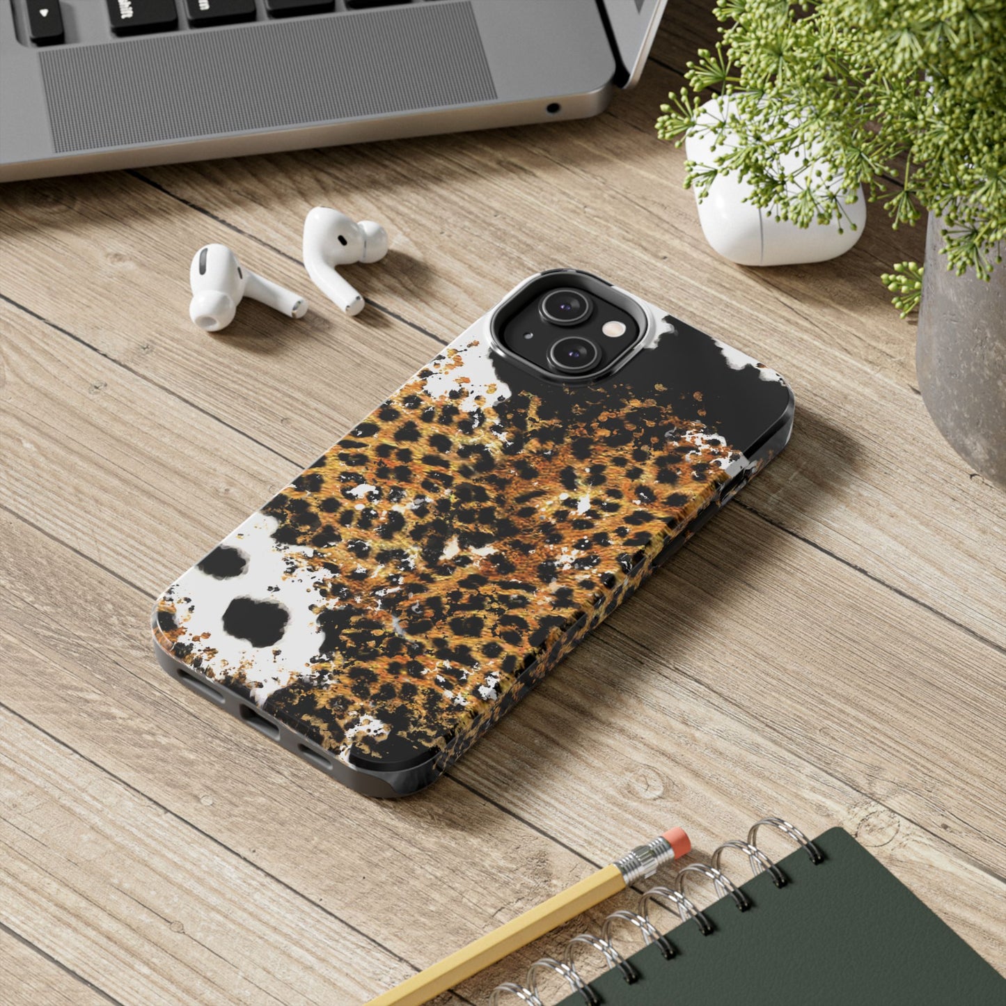 Bold Leopard Ink Splash - iPhone Series Case