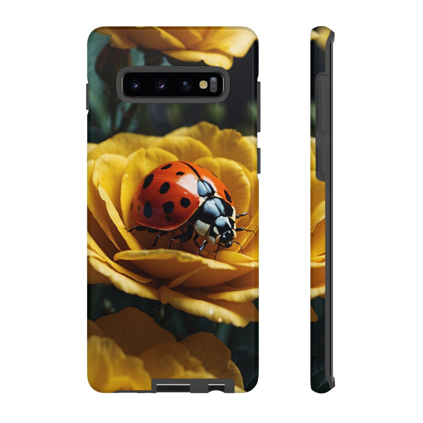 Samsung Galaxy Case: Ladybug on Yellow Petals