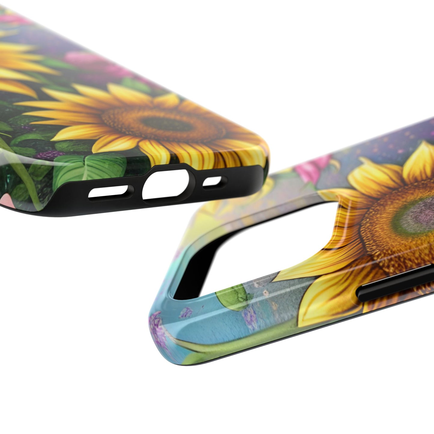 Whimsical Sunflower & Rose Garden - iPhone Series Case