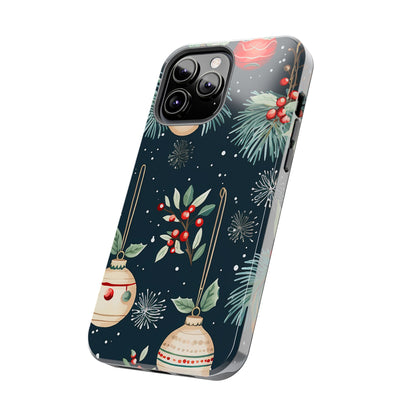 Elegant Christmas Ornaments and Pine - iPhone Series Case