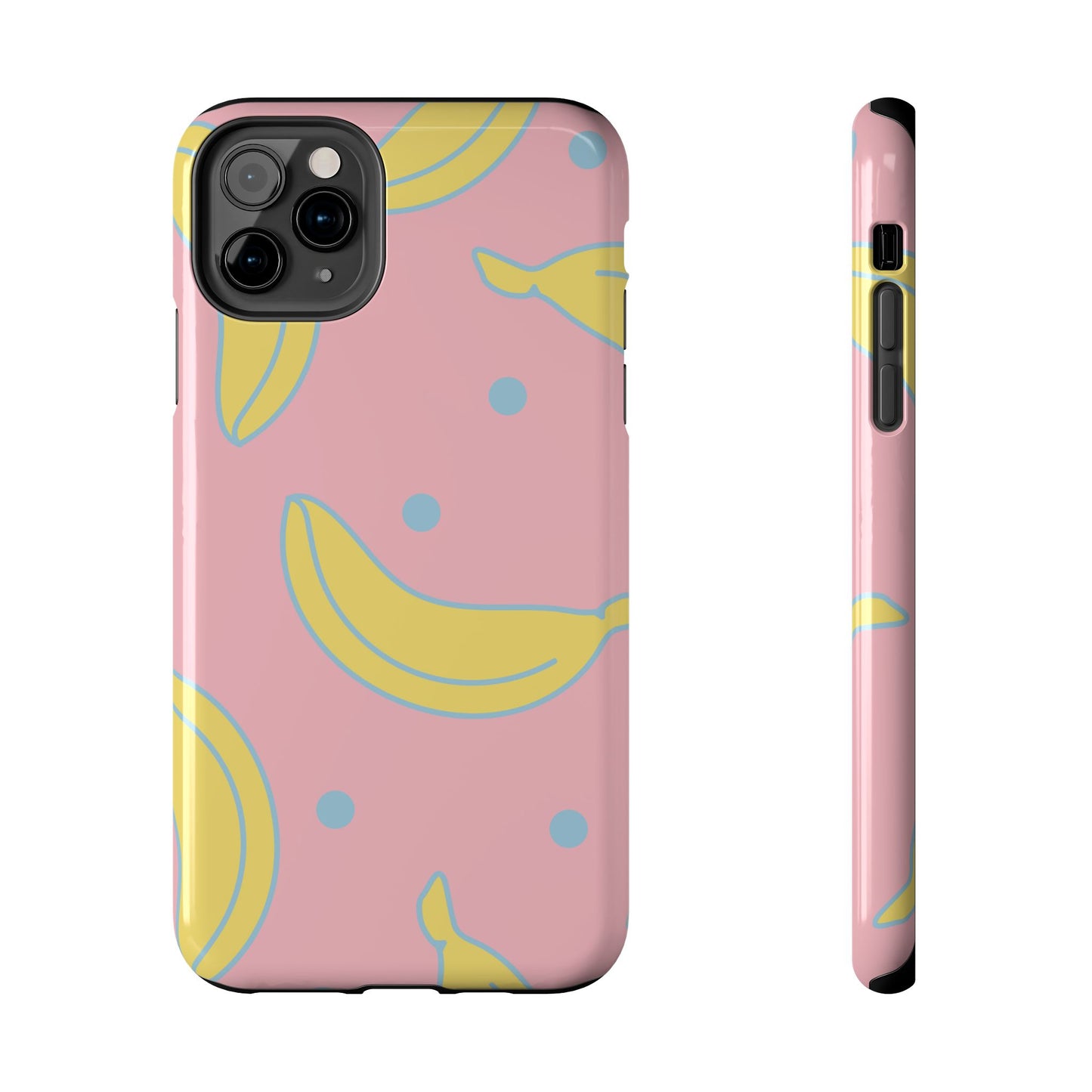 Pink Banana Pop iPhone Case – Cute Pastel Design with Fun Retro Vibe