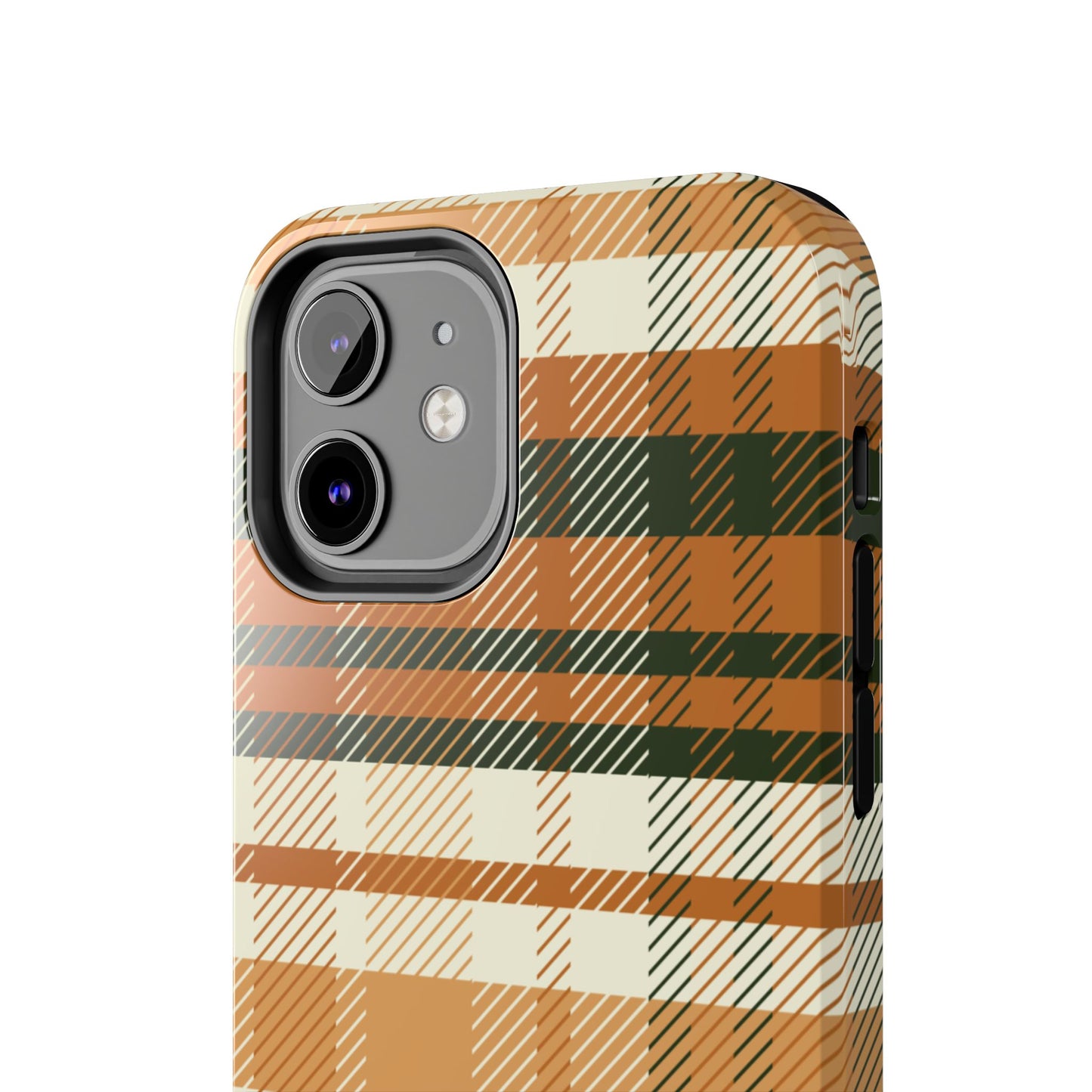 MagSafe Case - Pumpkin Spice Plaid Design