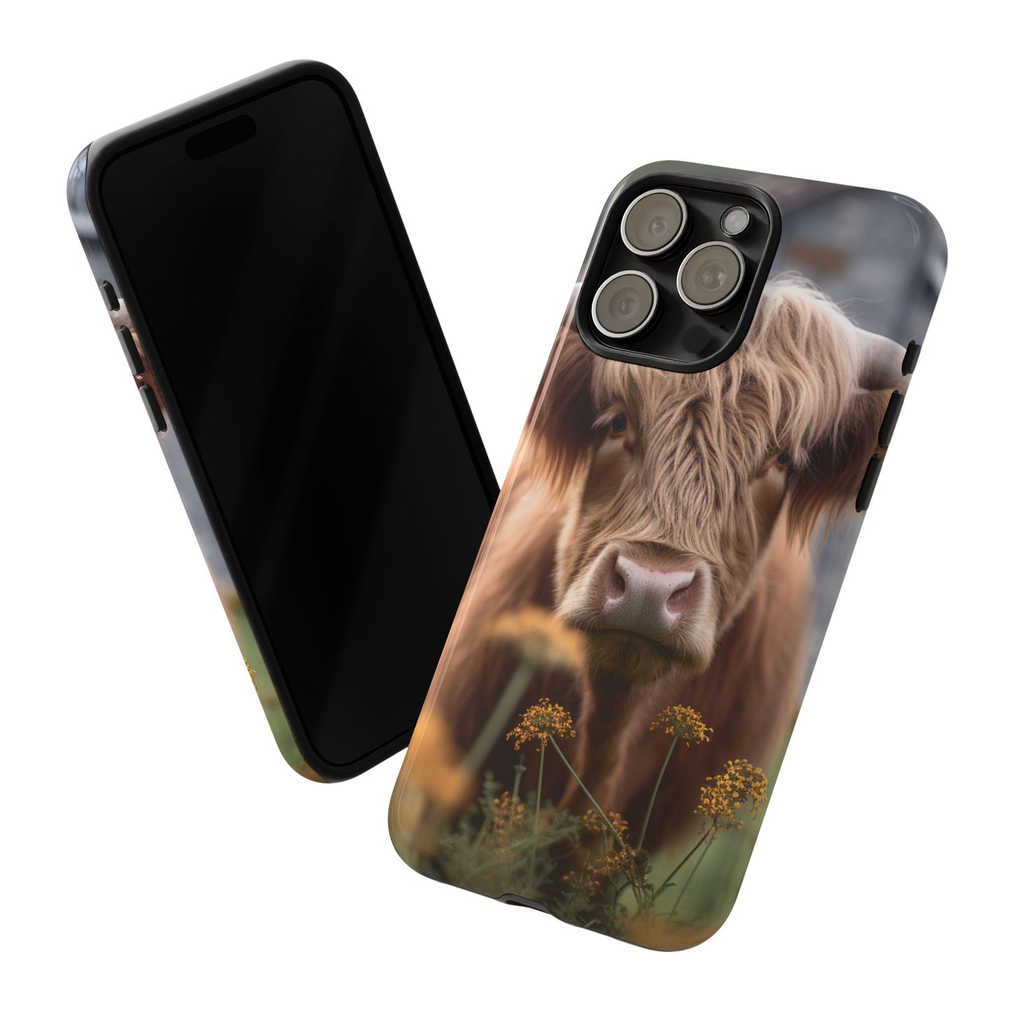 Highland Cow Phone Case | Custom Farmhouse | 10-foot Drop Protection