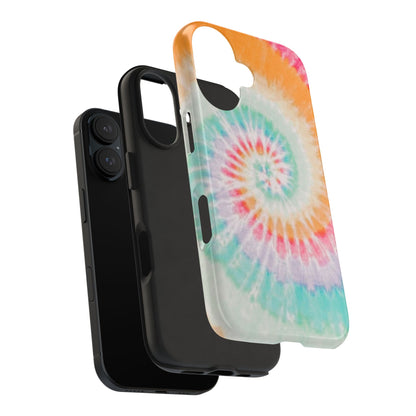 Pastel Swirl Tie-Dye iPhone Case – Soft & Minimalistic Style