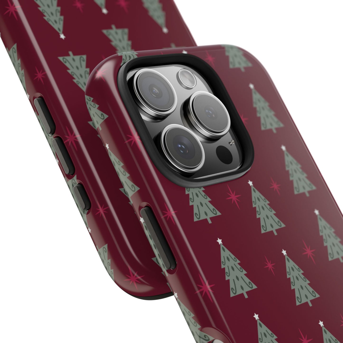 Retro Christmas Tree Pattern – iPhone Series Case