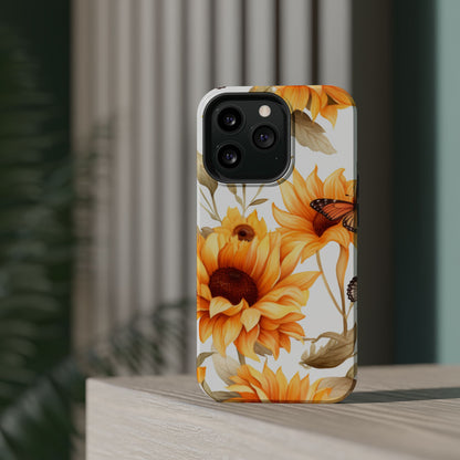 Sunflower & Monarch Garden - MagSafe iPhone Series Case