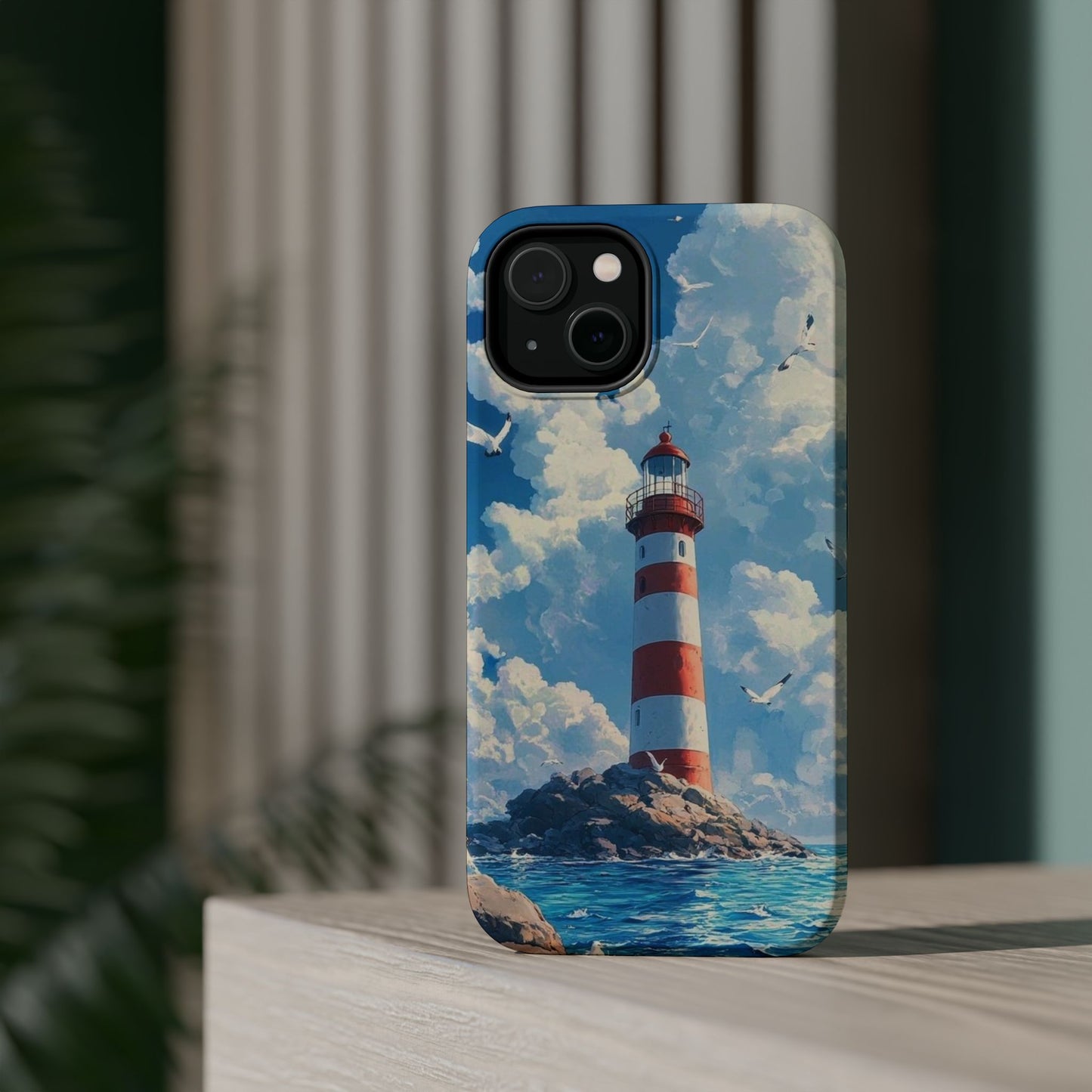 Iphone Case - Majestic Lighthouse Scene Design