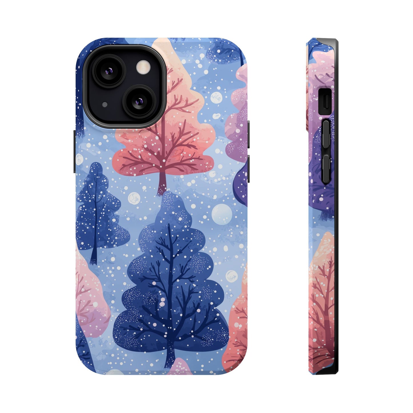 Pink & Purple Winter Wonderland - MagSafe iPhone Series Case