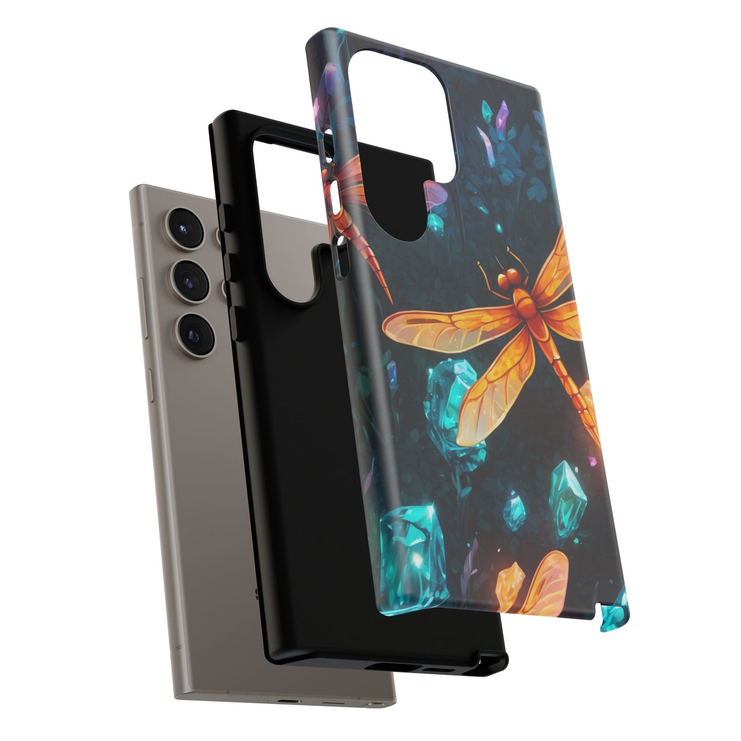 Mystical Dragonflies & Crystals – Samsung Galaxy Series Case