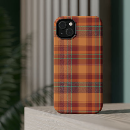 MagSafe Case - Autumn Tartan Plaid Design