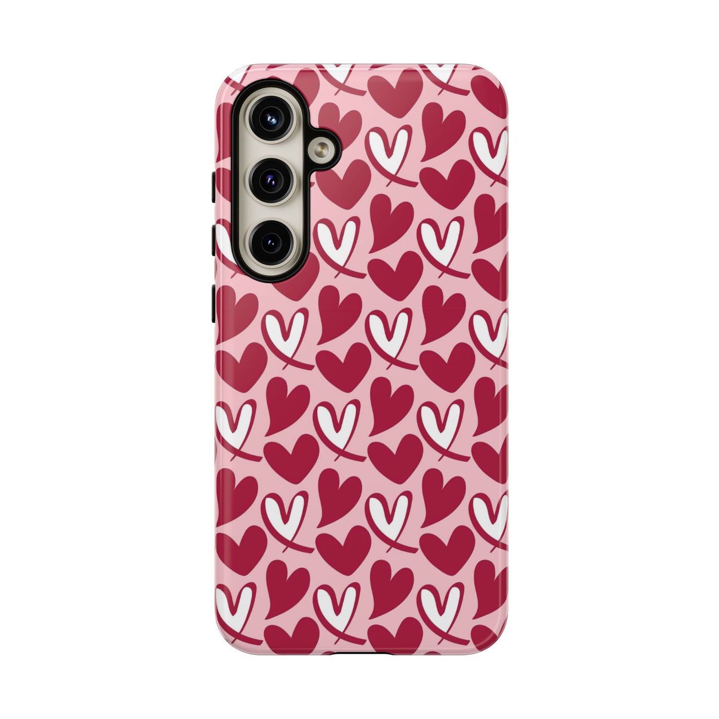 Hand-Drawn Hearts Samsung Galaxy Case