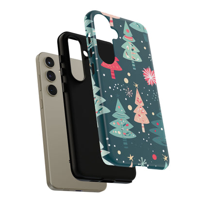 Whimsical Christmas Trees - Samsung Galaxy Series Case