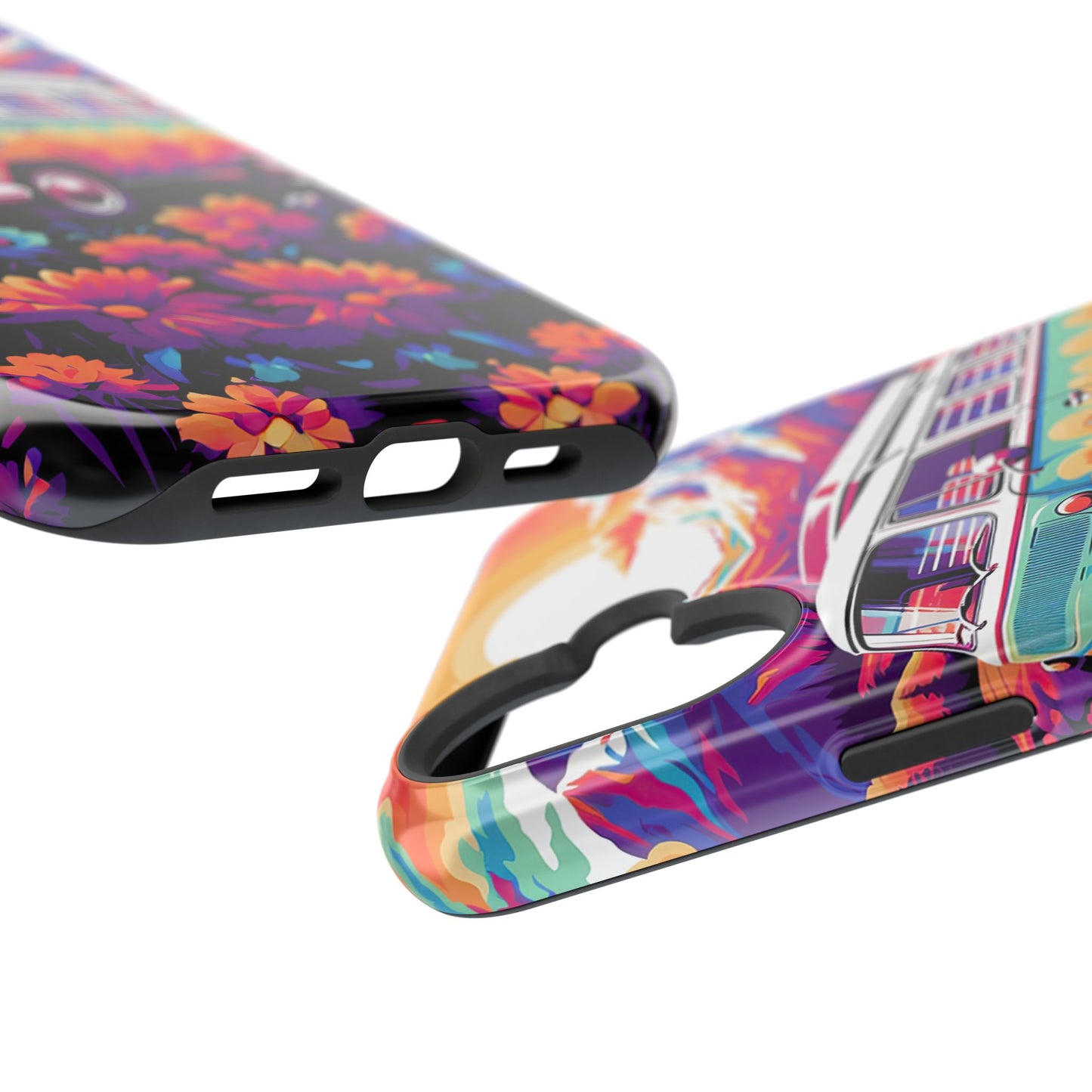 Groovy Floral Sunset Van – MagSafe iPhone Series Case