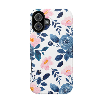 Pastel Garden Charm – MagSafe Case with Soft Watercolor Floral Print