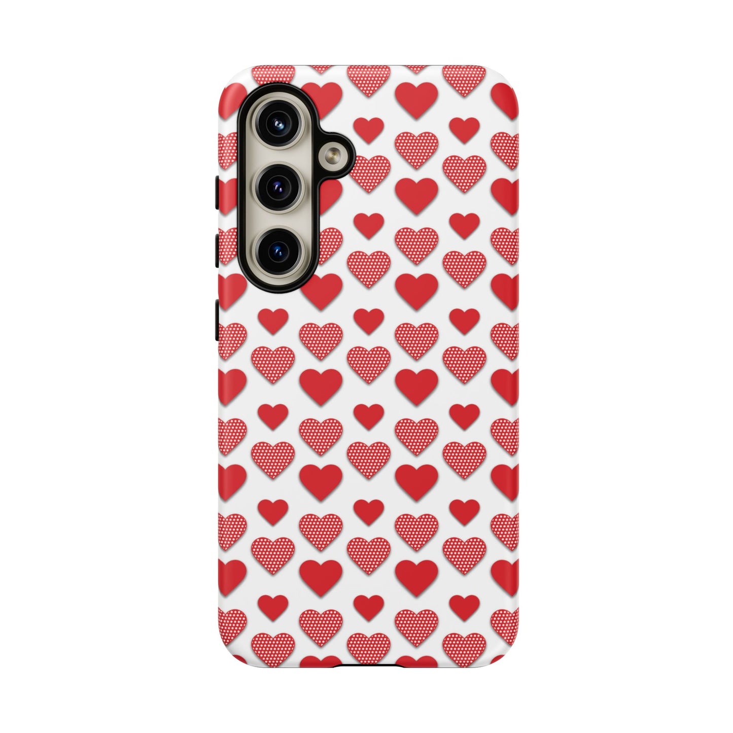 Red & Polka Dot Hearts Samsung Case