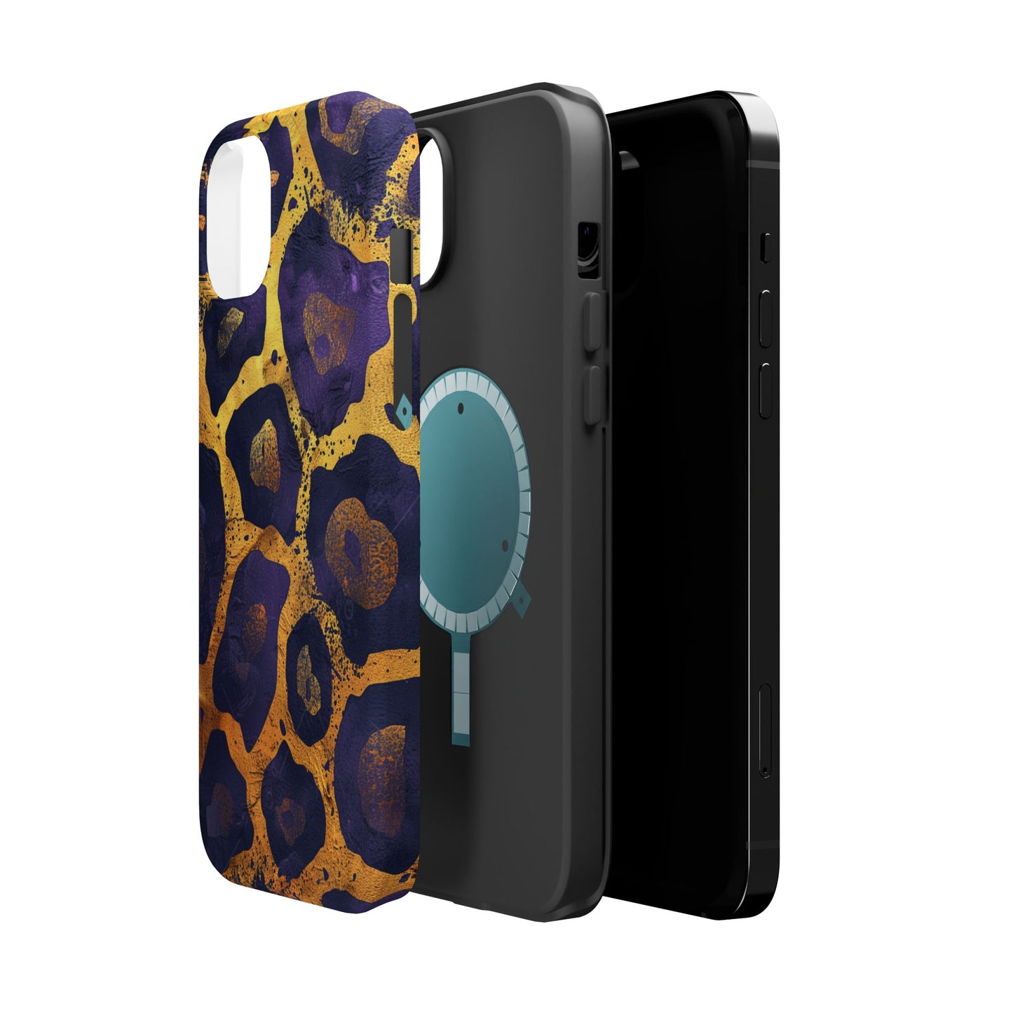 Regal Amethyst Leopard iPhone Case