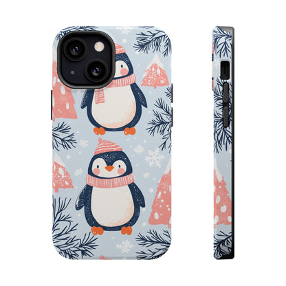 Penguin in Winter Wonderland MagSafe iPhone Case