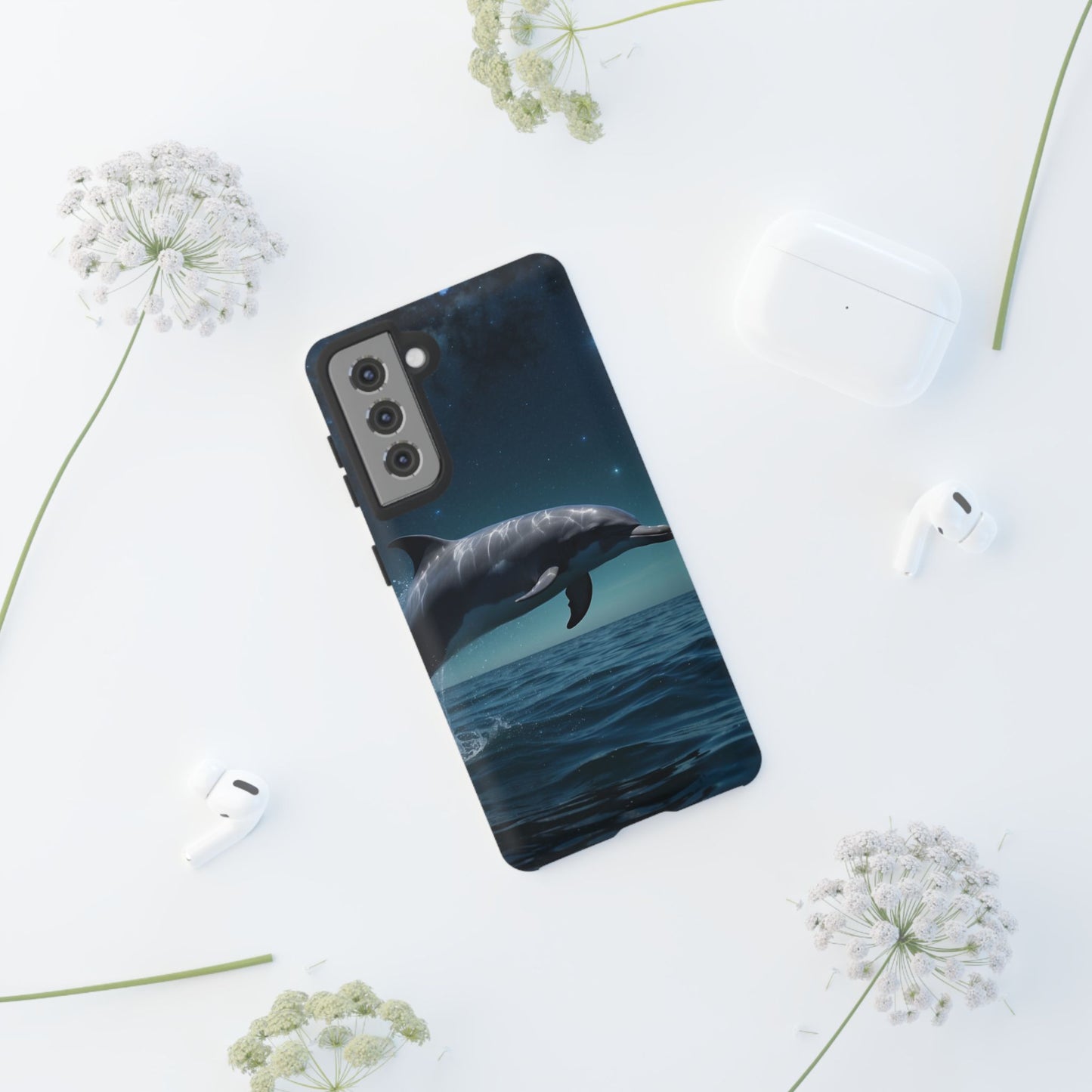 Midnight Ocean Dolphin - Samsung Galaxy Case