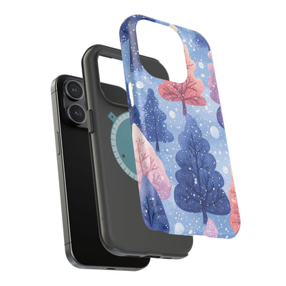 Pink & Purple Winter Wonderland - MagSafe iPhone Series Case