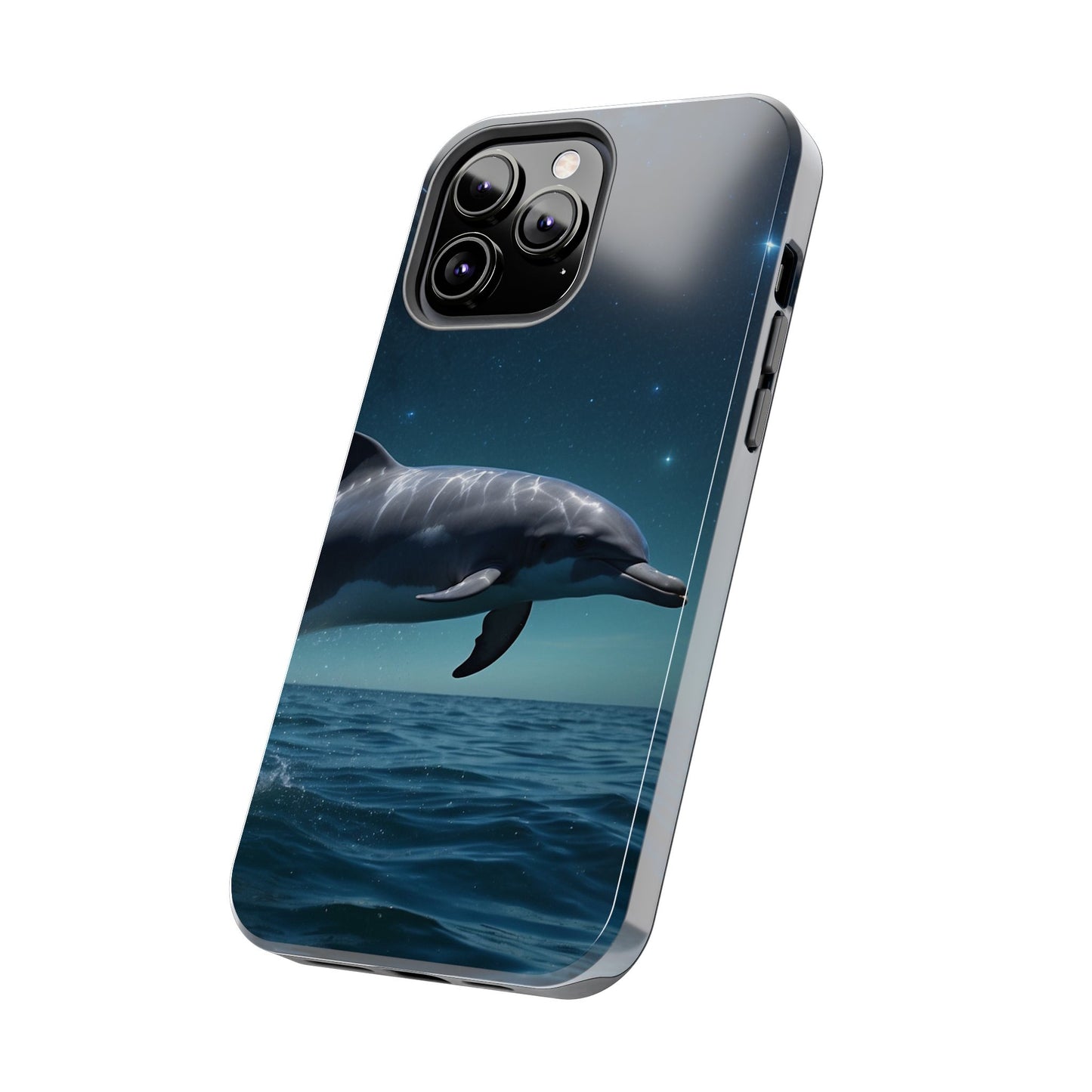 Midnight Ocean Dolphin - iPhone Case