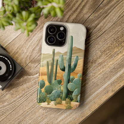 Desert Oasis Cactus iPhone Case