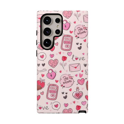 Samsung Galaxy Case: Playful Valentine's Day Icons Case