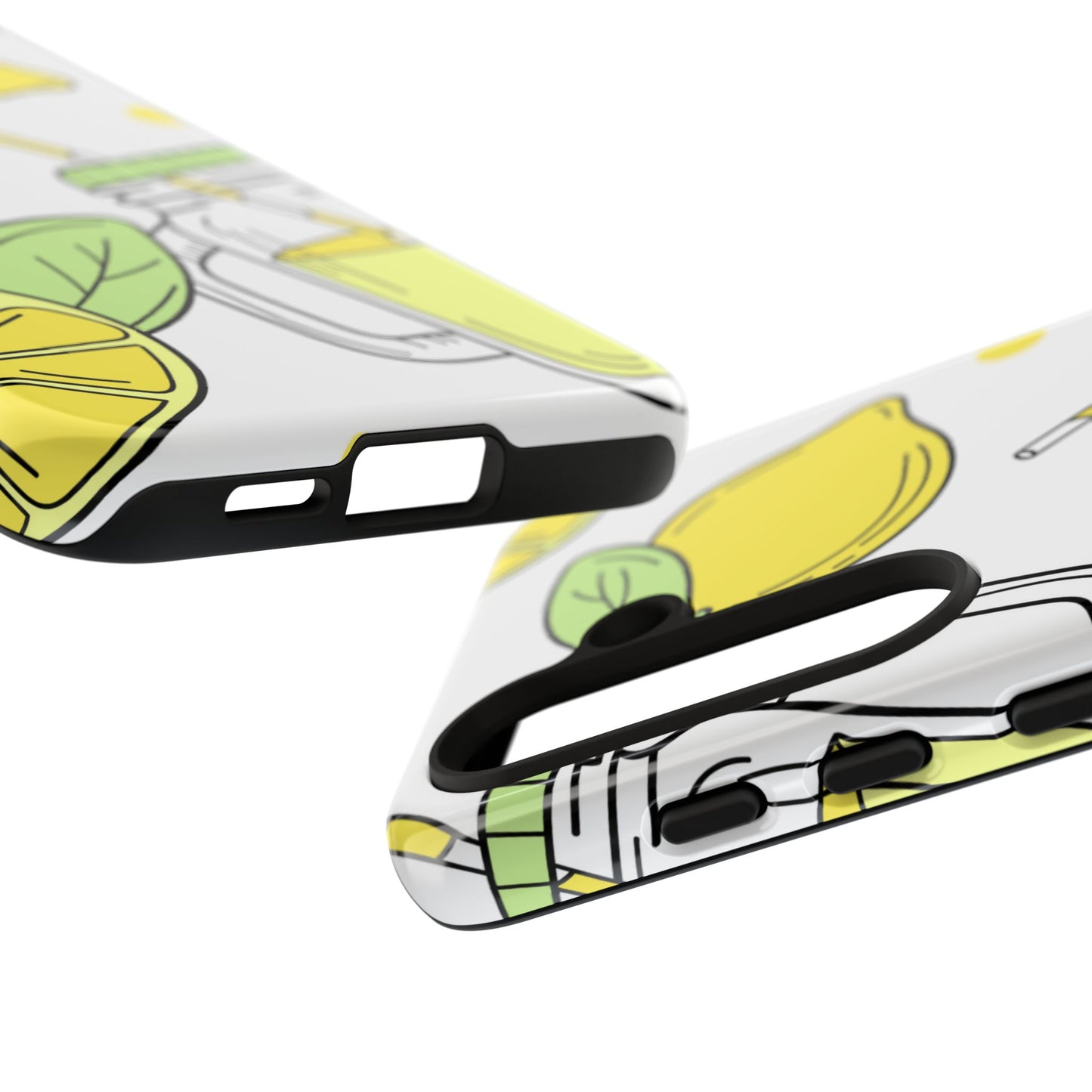 Lemonade Love Tough Samsung Galaxy Case – Fun Lemon Mason Jar Design, Dual-Layer Protection