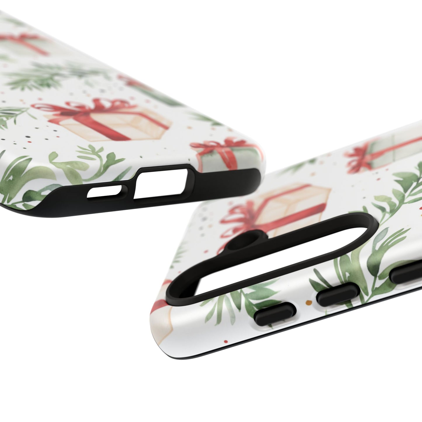 Watercolor Holiday Gifts & Greenery - Samsung Galaxy Series Case