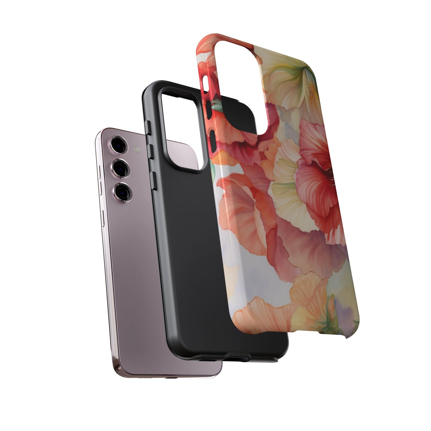 Gumamela Blush Pink Watercolor Floral – Samsung Galaxy Case