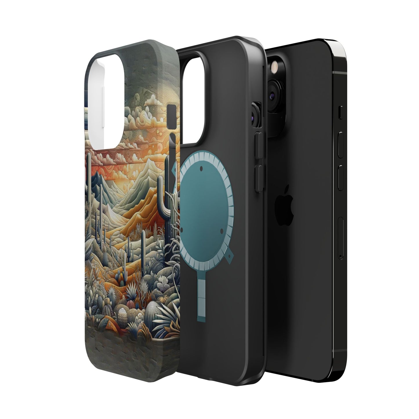 Rugged Elegance Cactus iPhone Case