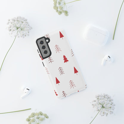 Scandi Red Pine Trees - Samsung Galaxy Series Case