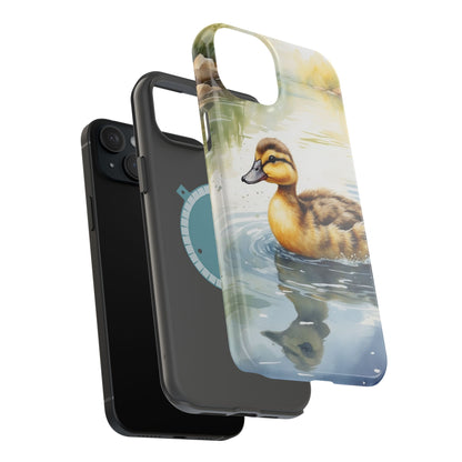 Graceful Duck Reflection – MagSafe iPhone Case