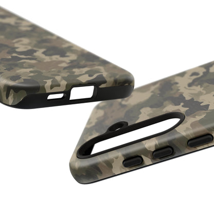 Classic Light Brown Camouflage – Premium Samsung Galaxy Case, Rugged and Stylish