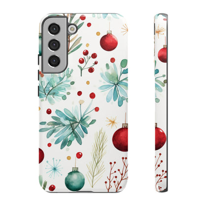 Festive Holiday Ornament Pattern – Samsung Galaxy Case