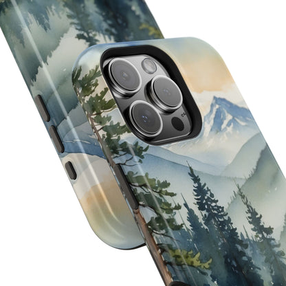 Tranquil Mountain Escape - MagSafe iPhone Case