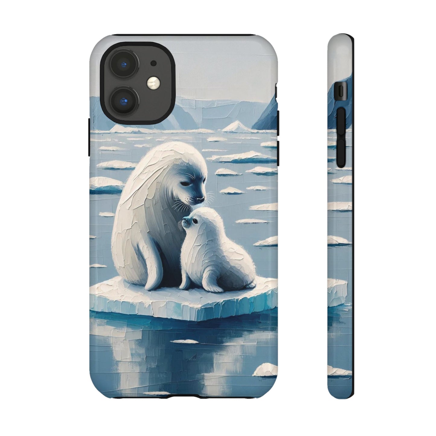 Arctic Serenity Seal iPhone Case