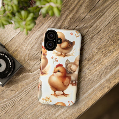 Baby Chick Phone Case - Chick - a - Boo Baby Chickens Phone Case for iPhone 15, 14, 13, 12, 11, Google, & Samsung Galaxy S23 S22 S21 S20 Series. - BOGO Cases