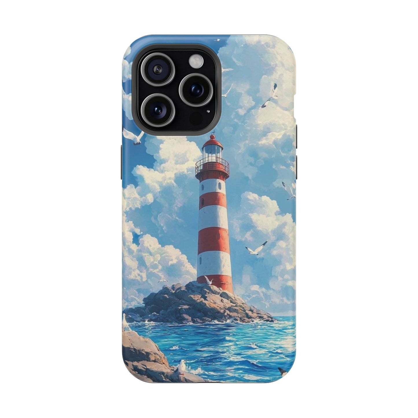 Iphone Case - Majestic Lighthouse Scene Design