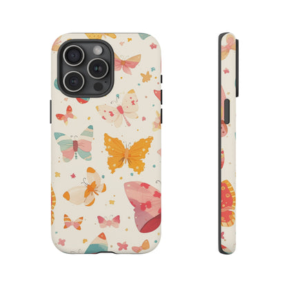 Coquette Watercolor Butterfly iPhone Case