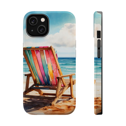 Vibrant Beach Escape MagSafe iPhone Case – Summer Vibes Design