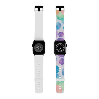 Pastel Galaxy Bubbles Apple Watch Band