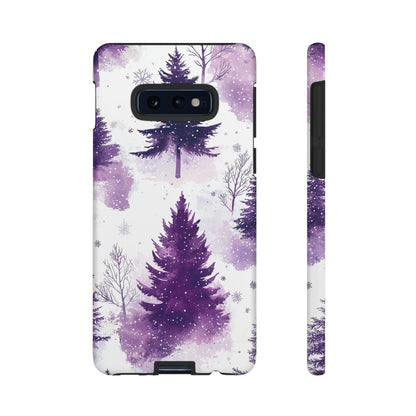 Purple Snowy Forest - Samsung Galaxy Series Case