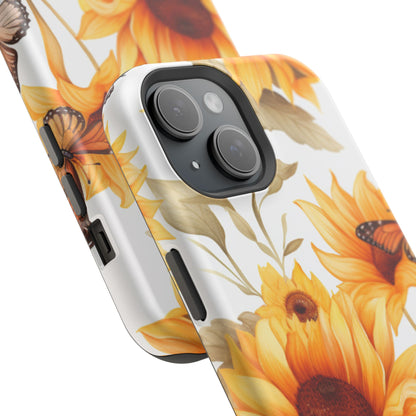 Sunflower & Monarch Garden - MagSafe iPhone Series Case