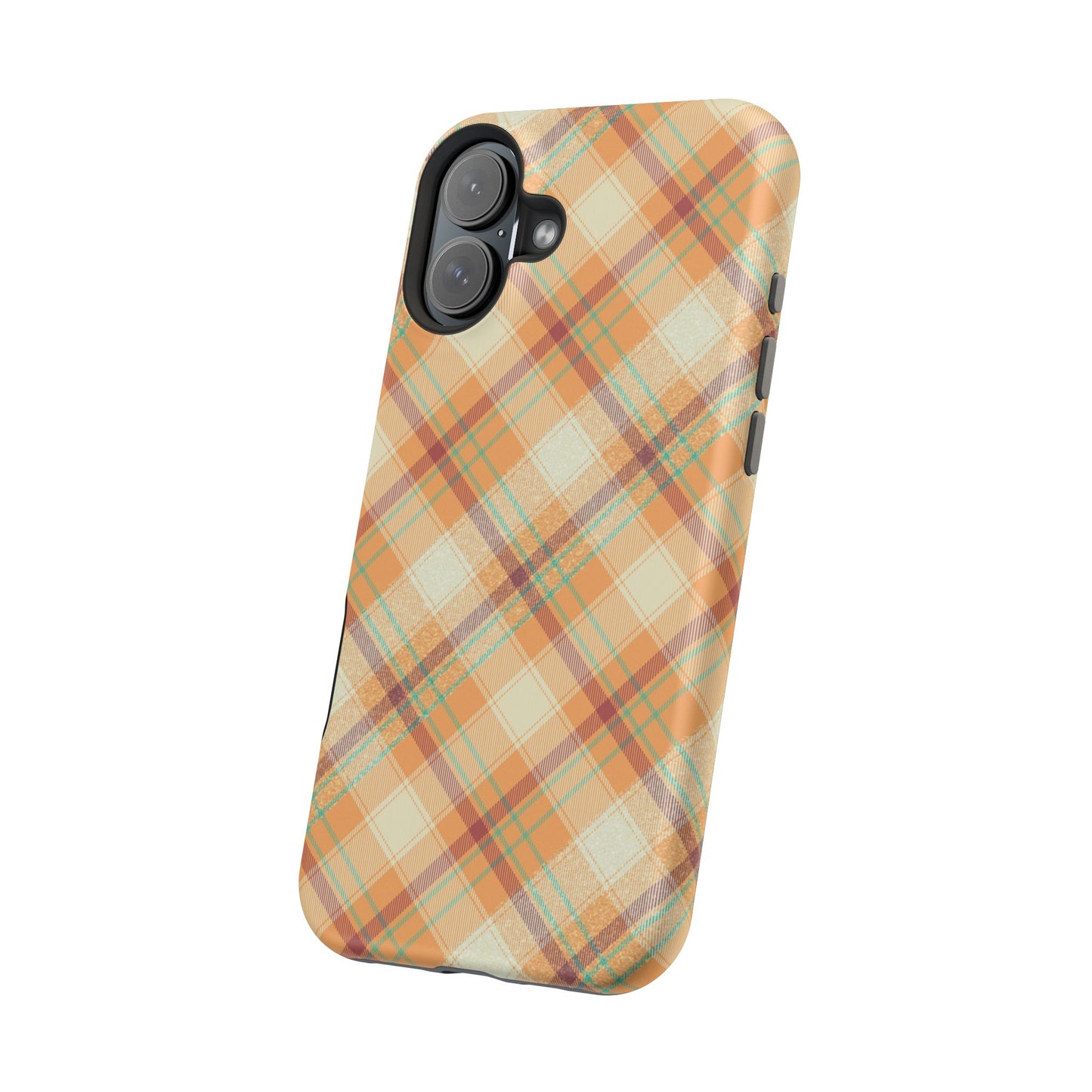 MagSafe Case - Warm Autumn Plaid Design