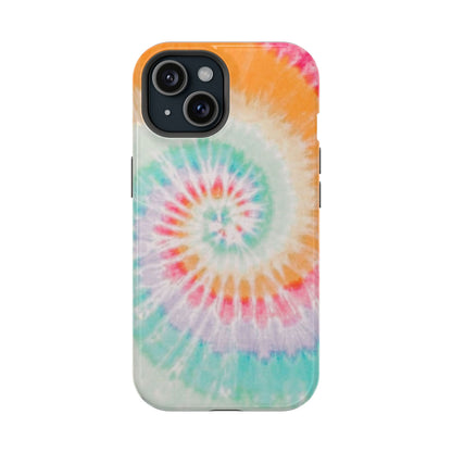 Pastel Tie-Dye MagSafe iPhone Case – Soft Colors & Magnetic Functionality