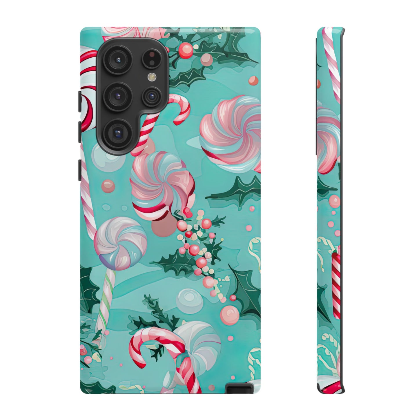 Candy Cane & Peppermint Holiday Delight – Samsung Galaxy Series Case